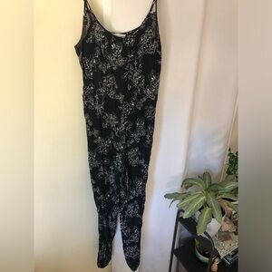 Black Floral Jumpsuit, American Eagle